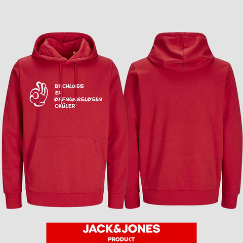 1011 "A.D.H.S" Abschluss Hoodie by Jack&Jones einseitig bedruckt