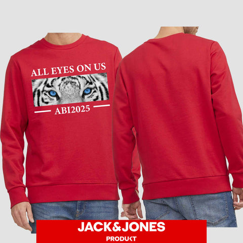 1021 "All Eyes Tiger" Abi Sweatshirt by Jack&Jones einseitig bedruckt