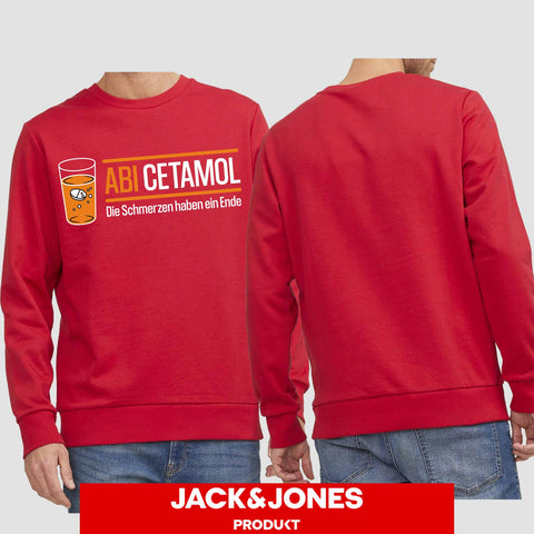 1001 "Abicetamol" Abi Sweatshirt by Jack&Jones einseitig bedruckt