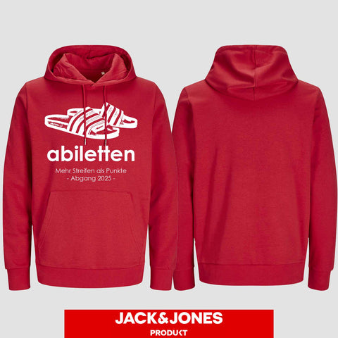 1003 "Abiletten" Abi Hoodie by Jack&Jones einseitig bedruckt