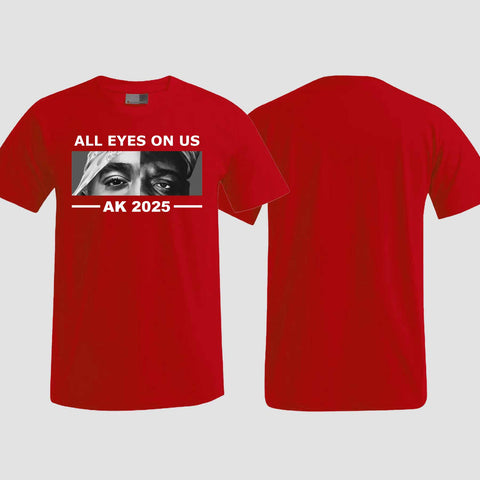 1022 "All Eyes on us" Abschluss T-Shirt einseitig bedruckt