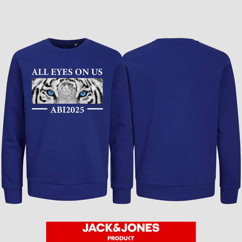 1021 "All Eyes Tiger" Abi Sweatshirt by Jack&Jones einseitig bedruckt