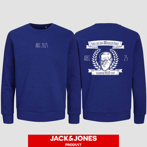 1007 "Abinale Phase" Abi Sweatshirt by Jack&Jones beidseitig bedruckt