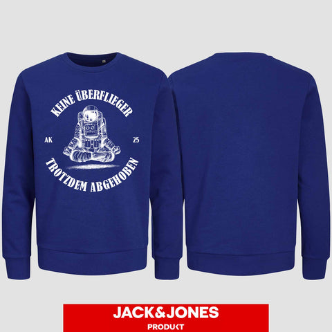 1043 "Überflieger" Abschluss Sweatshirt by Jack&Jones einseitig bedruckt