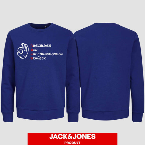 1011 "A.D.H.S" Abschluss Sweatshirt by Jack&Jones einseitig bedruckt