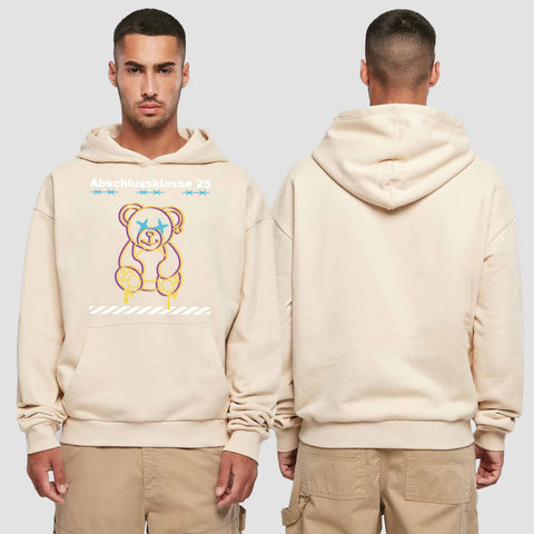 1014 "Teddy" Abschluss Premium Oversize Hoodie einseitig bedruckt