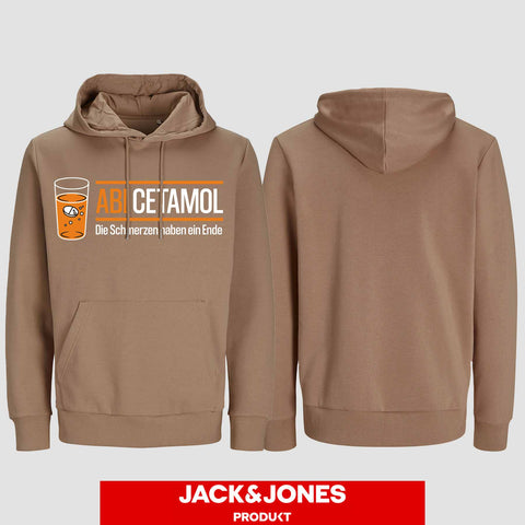 1001 "Abicetamol" Abi Hoodie by Jack&Jones einseitig bedruckt