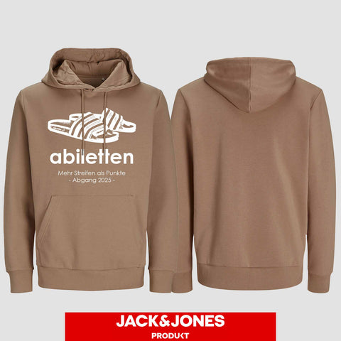 1003 "Abiletten" Abi Hoodie by Jack&Jones einseitig bedruckt