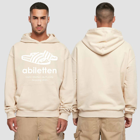 1003 "Abiletten" Abi Premium Oversize Hoodie einseitig bedruckt