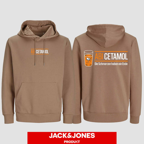 1002 "Abicetamol" Abi Hoodie by Jack&Jones beidseitig bedruckt