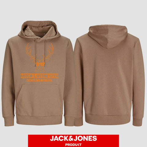 1013 "Absch(l)ussmeister Brille" Abschluss Hoodie by Jack&Jones einseitig bedruckt