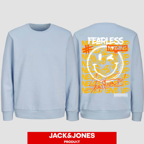 1020 "Fearless" Abschluss Sweatshirt by Jack&Jones einseitig bedruckt