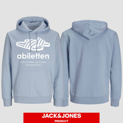 1003 "Abiletten" Abi Hoodie by Jack&Jones einseitig bedruckt