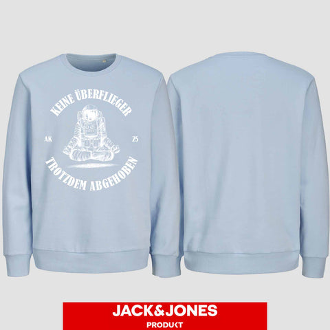 1043 "Überflieger" Abschluss Sweatshirt by Jack&Jones einseitig bedruckt