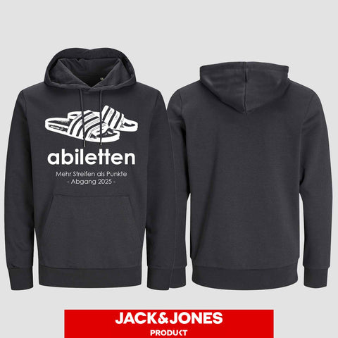 1003 "Abiletten" Abi Hoodie by Jack&Jones einseitig bedruckt