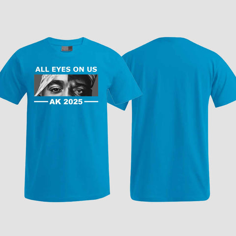 1022 "All Eyes on us" Abschluss T-Shirt einseitig bedruckt