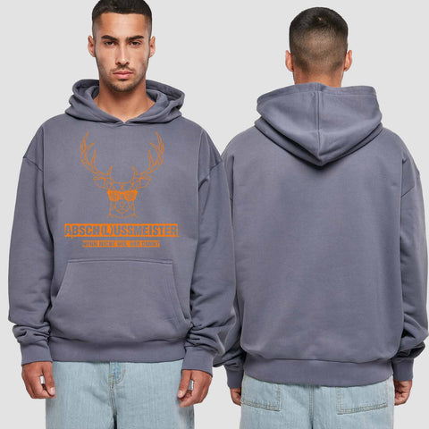 1013 "wenn nicht wir..." Abschluss Premium Oversize Hoodie einseitig bedruckt