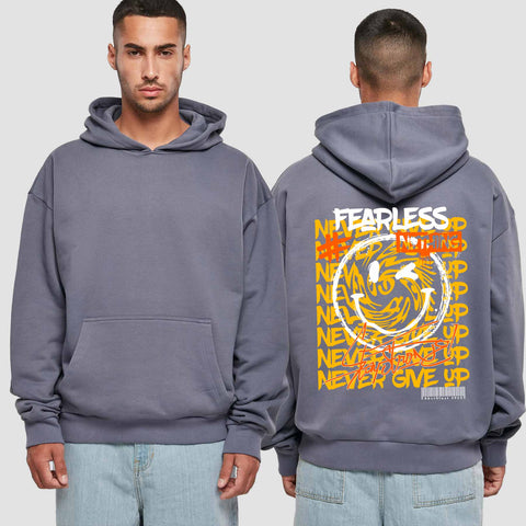 1020 "Smile" Abschluss Premium Oversize Hoodie einseitig bedruckt