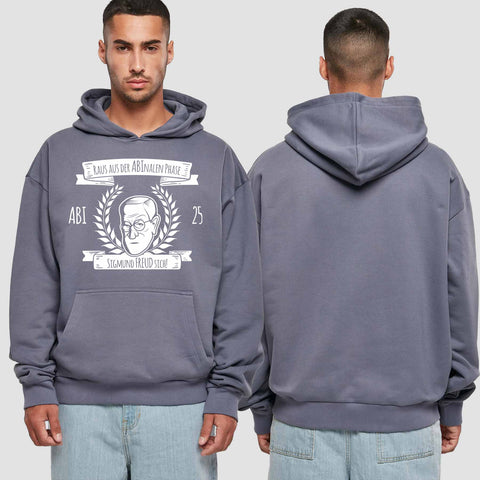 1005 "ABInale Phase" Abi Premium Oversize Hoodie einseitig bedruckt