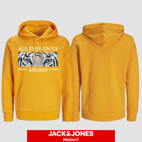 1021 "All Eyes on Us Tiger" ABI Hoodie by Jack&Jones einseitig bedruckt