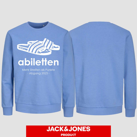 1003 "Abiletten" Abi Sweatshirt by Jack&Jones einseitig bedruckt